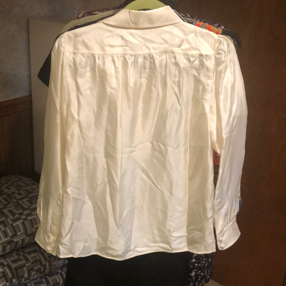 Tory Burch wide collar tunic blouse - Picture 2 of 7